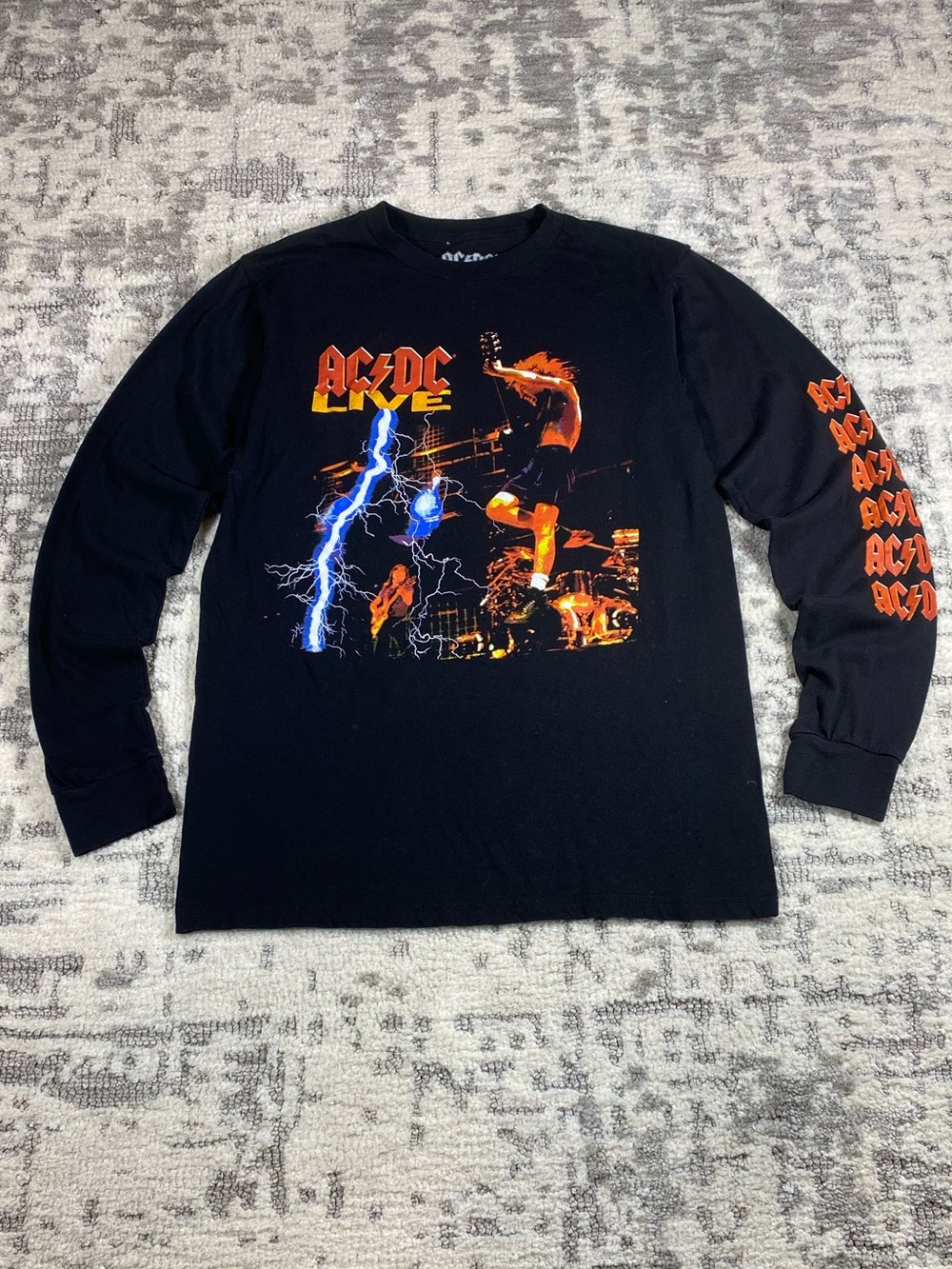 Y2k AC/DC Live Band Longsleeve